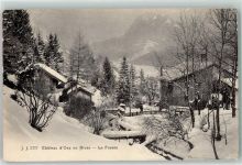 1660 Château-d´Oex - Paysage d hiver la Frasse