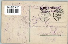 9100 Herisau 1912 - Glattalviadukt Kirche Post Gemeindehaus Feldpost