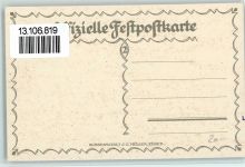 5000 Aarau 1924 Lithographie / Künstlerkarte Offiz. Festkarte Nr. 2 - Jahrhunderfeier Schützenfest 1924 AK