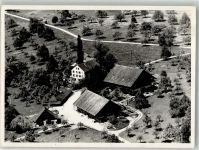 9320 Arbon Foto AK Fliegeraufnahme Gutsbetrieb Bleiche