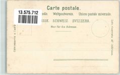 8500 Frauenfeld 1903 Gebrauchsspuren Ausstellung für Land-Forstwirtschaft und Gartenbau Lithographie