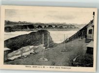 Säntis 1913 Foto AK Hüttenstempel auf dem hohen Säntis Blick übers Nebelmeer