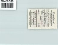 1583 Villarepos Chandossel - Vignette Wappen Kaffee Hag ca 1920-1940 Pfeile