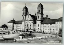 8840 Einsiedeln Foto AK Kirche Kloster