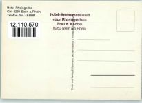 8260 Stein am Rhein - Hotel Rheingerbe 4-Bildkarte