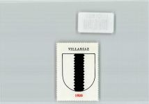 1685 Villariaz - Vignette Wappen Kaffee Hag ca 1920-1940