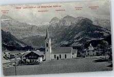 3775 Lenk im Simmental - Kirche, Bergkette