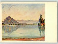 Feldmeilen sign. Louis Künstlerkarte Thunersee Ort lt. Verlag Pro Juventute Schweiz