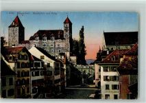 8640 Rapperswil SG 1924 - Marktplatz und Burg