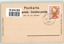 Ufenau Insel Prägedruck Ulrich von Hutten Segelboot Steckelburg Münzaufdruck auf AK