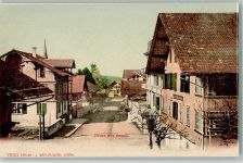3703 Aeschi b. Spiez 1900 - Strassenansicht , Erhaltung I AK