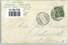 5000 Aarau 1903 Prägedruck Gewerbemuseum passepartout AK