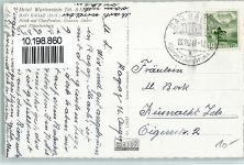 7310 Bad Ragaz 1949 - Hotel Wartenstein Blick auf Churfirsten Gonzen Alvier und Fläscherberg