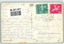 1296 Coppet 1965 Gebrauchsspuren Kirche Arkaden Brunnen