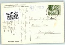 6375 Beckenried 1955 Foto AK Fliegeraufnahme Gasthaus Bahnrestaurant Klewenalp