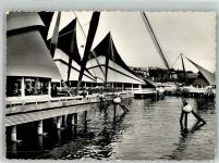 1000 Lausanne Losanna Foto AK Ausstellung 1964 Secteur du Port