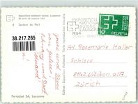 1000 Lausanne Losanna Foto AK Ausstellung 1964 Secteur du Port