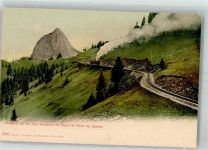 Rochers de Naye Foto AK Bergbahn