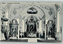 6474 Amsteg Foto AK Pfar- Kirche innen