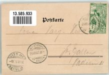 9656 Alt St. Johann 1900 Foto AK Gasthaus zum Rössli