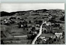 1699 Porsel Karte beschädigt Fliegeraufnahme