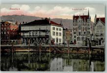 9400 Rorschach 1907 - Bahnhof Postamt Gasthaus Pension