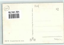 8180 Bülach Foto AK Bahnhof Fliegeraufnahme