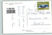 3944 Unterbäch VS - Wallis Bietschhorn