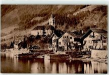 3855 Brienz BE - Blick zur Kirche