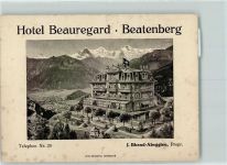 3803 Beatenberg Gebrauchsspuren Hotel Beauregard