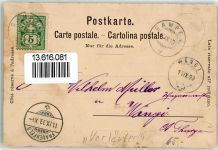 1950 Sion Sitten 1899 Lithographie Tour des Sorciers Mont Valere Cathedrale Vorläufer