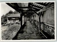 6434 Illgau Foto AK Terziarenheim St. Karl Kreuzgang