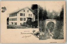 4144 Arlesheim 1908 Foto AK Schule Simmerbrücke Reichenstein