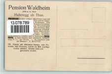 3625 Haltenegg Heiligenschwendi - Pension Waldheim , gute Erhaltung AK