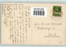 9642 Wintersberg Ebnat-Kappel 1925 Gebrauchsspuren Ferienheim Bendeli AK