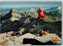 Säntis - Hüttenstempel Bahnhofbuffet Gipfel Lysengrat Rotsteinpass