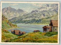 7516 Maloja Künstlerkarte sign. Zuppinger, E.