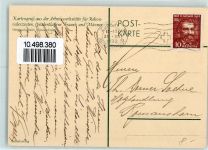 8000 Zürich - Linolschnitt aus der Arbeitswekstätte für Rekonvelszenten