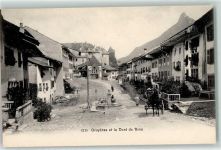 1663 Gruyères - Dent de Broc Brunnen