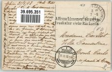 1823 Glion 1913 - Dents du Midi Briefmarke auf Vorderseite
