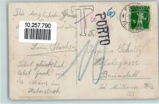 Basel Bâle Bundesbahnhof Wappen Springbrunnen Bahnhof Schweiz 1913