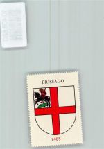 6614 Brissago - Vignette Wappen Kaffee Hag ca 1920-1940