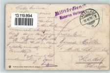 9650 Dicken Nesslau Gebrauchsspuren 1911 Stempel Militärdienst Kaserne Herisau