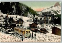 1833 Les Avants 1905 - Winter Bahnhof Eisenbahn