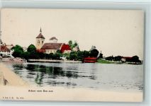 9320 Arbon - Partie bei der Kirche, nachträglich handcoloriert, gute Erhaltung AK