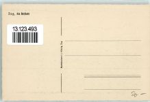 6300 Zug Zugo Radierung Altstadt sign Stocker