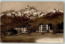 1880 Bex Gebrauchsspuren Villa des Bains