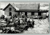 Trübsee 1957 Winter Gasthaus Alpstubli