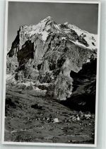 Grindelwald Foto AK Wetterhorn