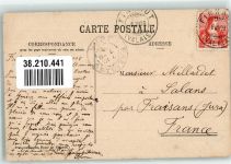 1925 Finhaut 1903 Foto AK Wegkreuz Pfarrer